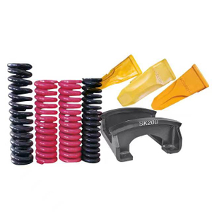 Bucket tooth&recoil spring